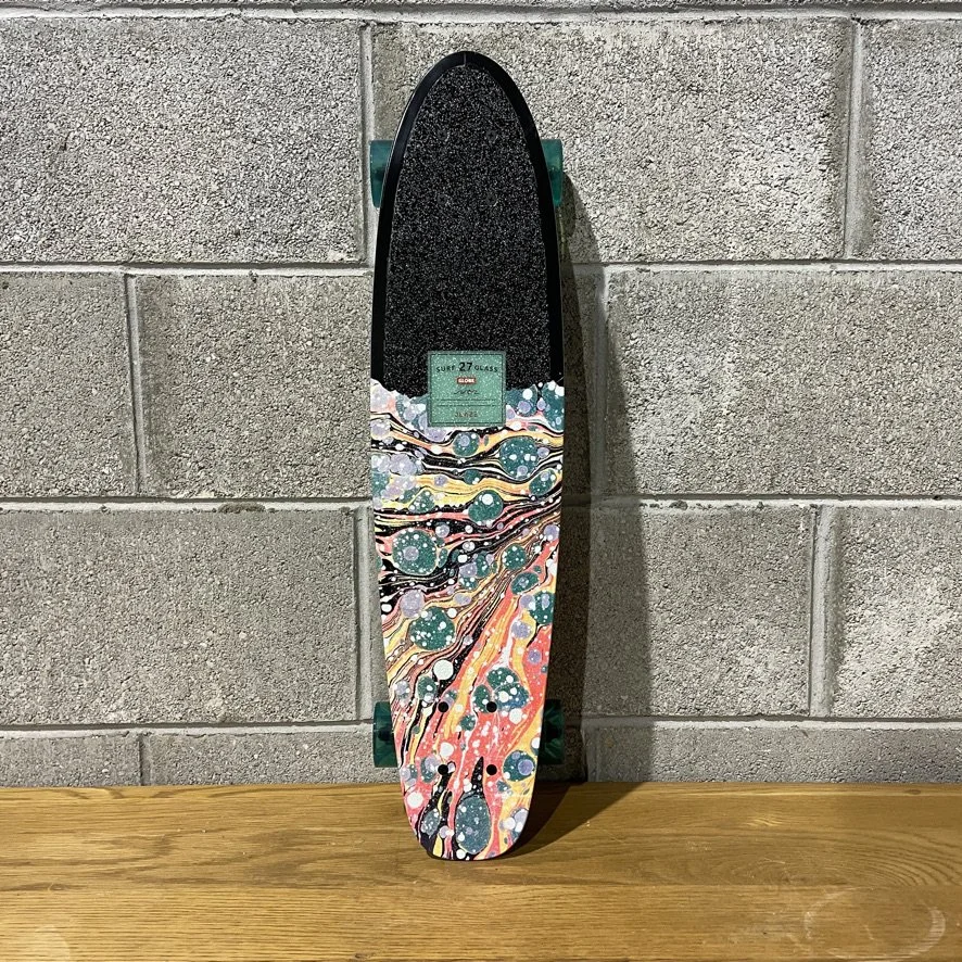 SEESEE×URBS　SUPER BIG ROUND BOADER Punked Speed Cruiser in Solid Purple 71mm/78A Longboard